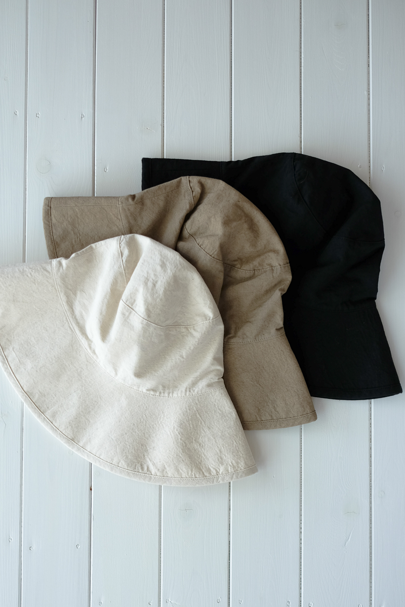 evam eva cotton linen hat - SUSCON + RUSTIC HOUSE ONLINESTORE